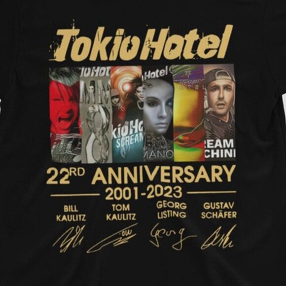 Tokio Hotel Graphic Tee Band Music Fan Gift Casual Streetwear Unisex T-Shirt 159 - Picture 2 of 5